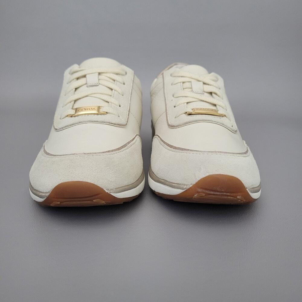 Aetrex Leather Ivy Leather Sneakers Lace Up Comfort Walking Arch Support 7.5 - Picture 6 of 12